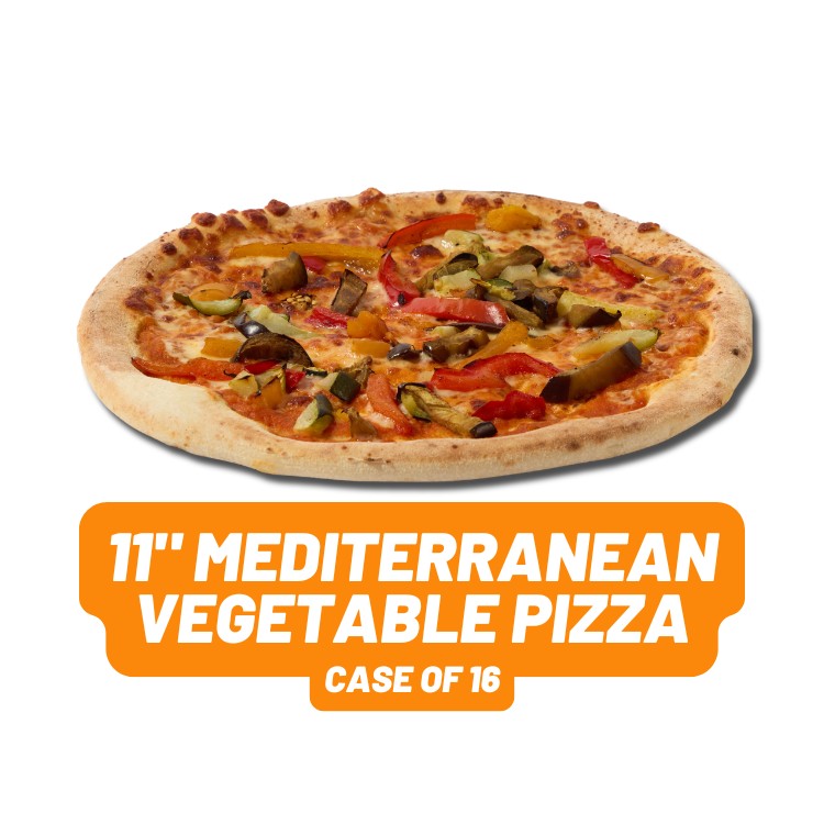 11" Mediterranean Vegetable Pizza