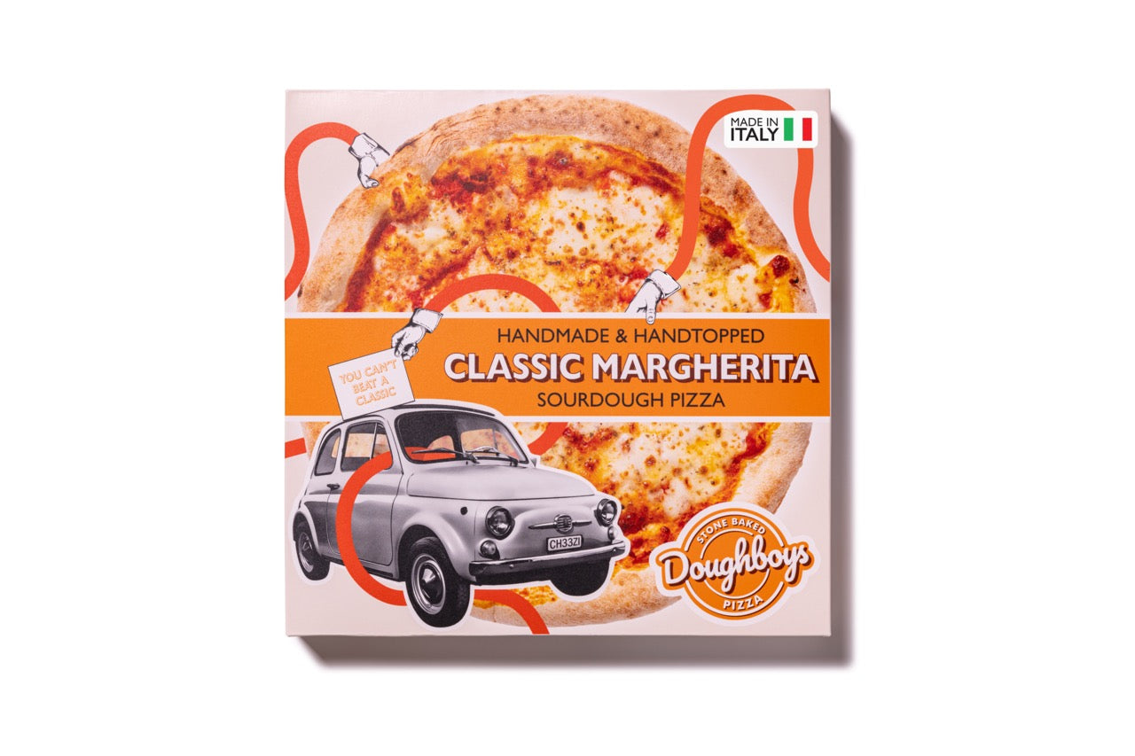 Doughboys Classic Margherita Pizza (Pack of 4)