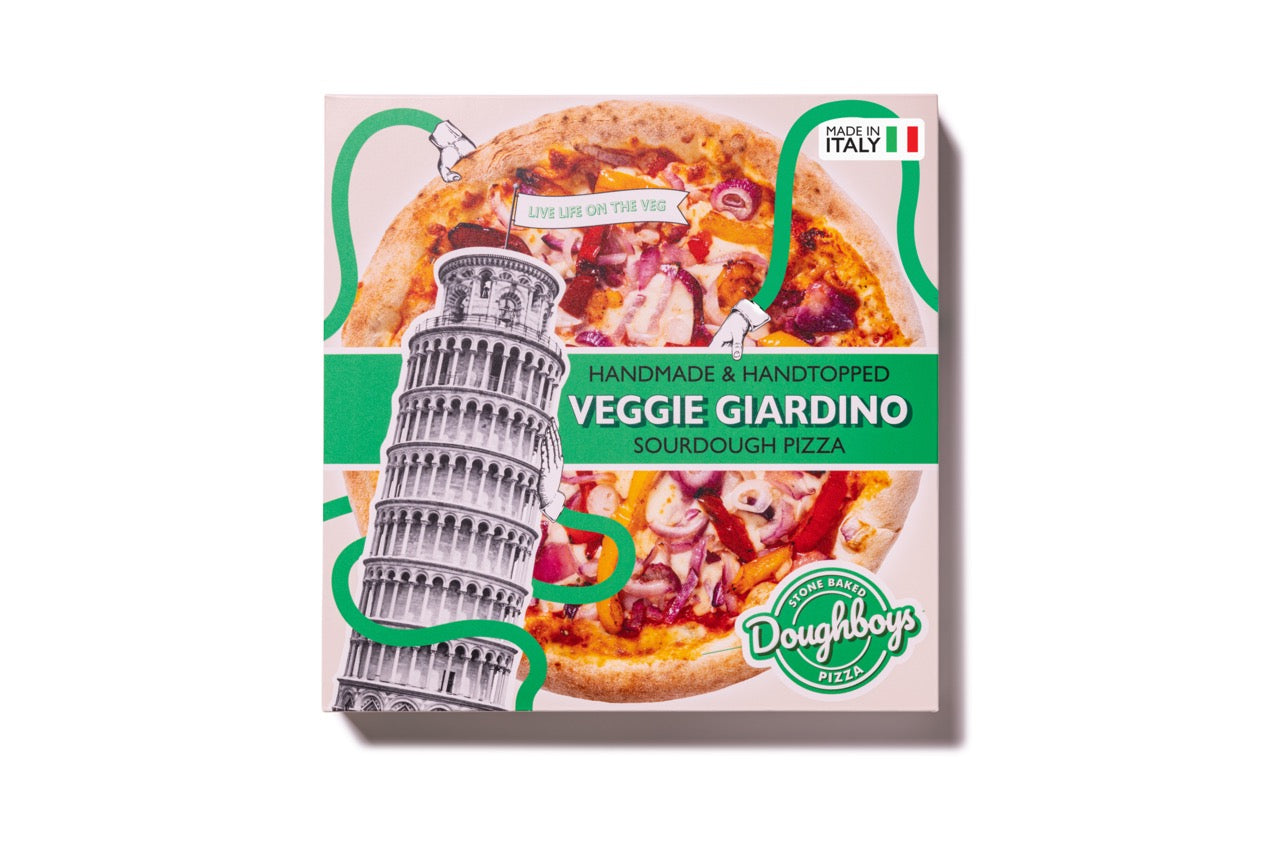 Doughboys Veggie Giardino Pizza (Pack of 4)