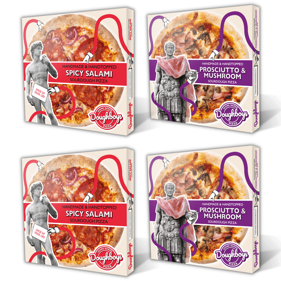 Doughboys Pizza - Meaty Pack of 4