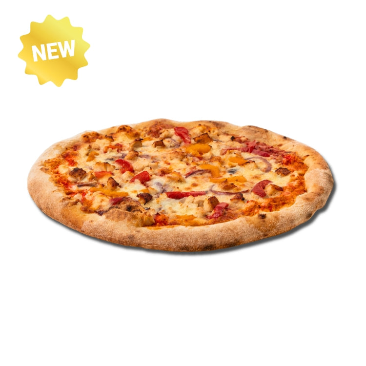 NEW 11" Chicken, Mixed Peppers & Red Onion Pizza - (Case of 16)