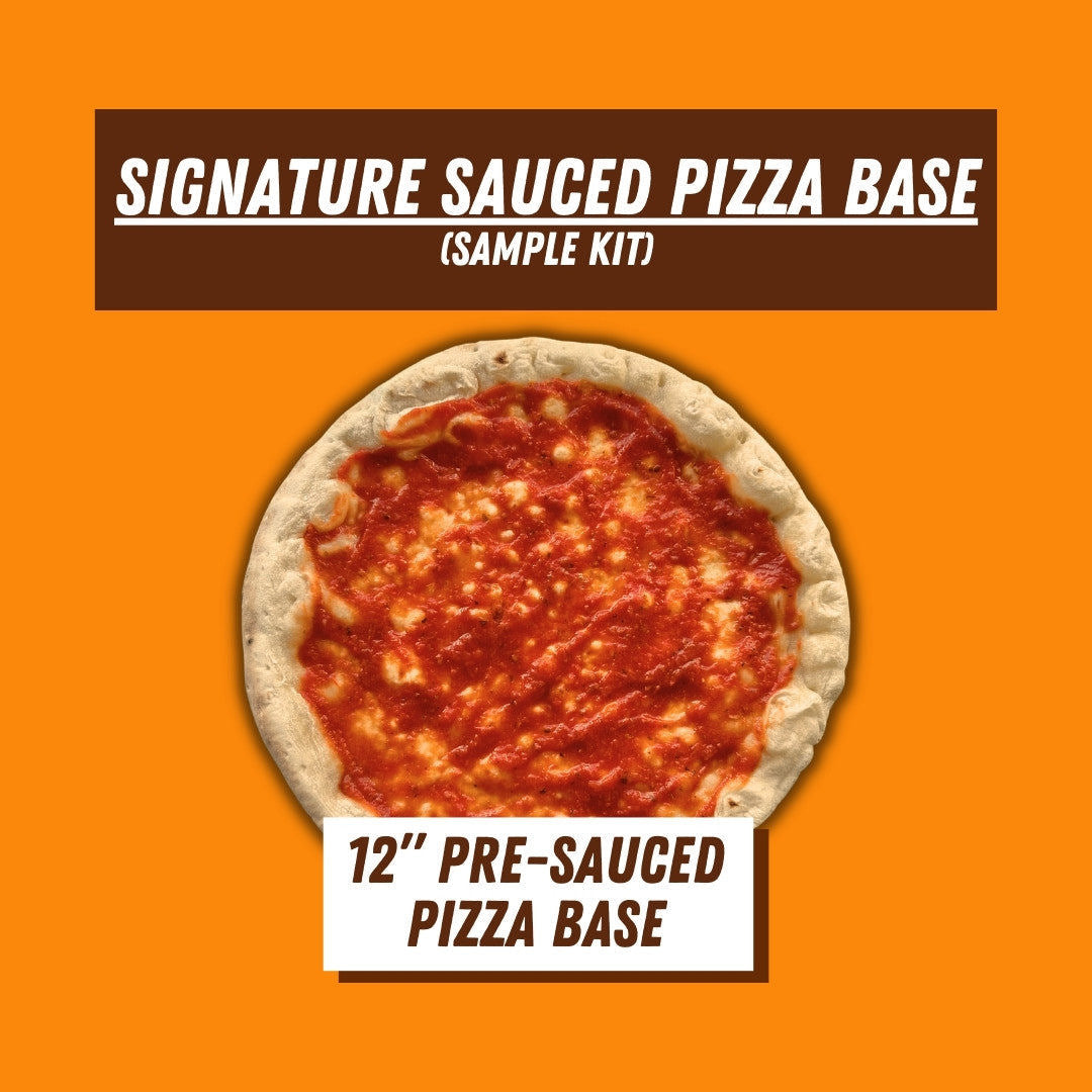 Signature 12" Sauced Pizza Base - SAMPLE KIT (TRADE ONLY)