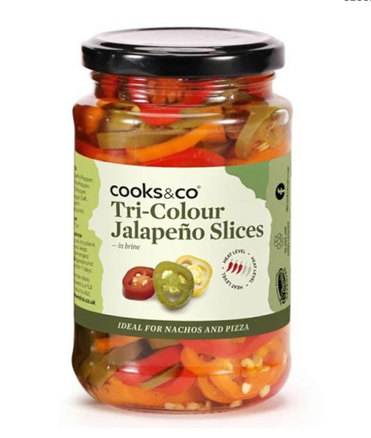 Tri-Colour Jalapenos - 290g Jar